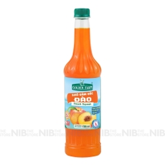 (KM) Siro Golden Farm Đậm Đặc 700ml - ĐÀO - giảm 4.500/chai đến ngày 15/08