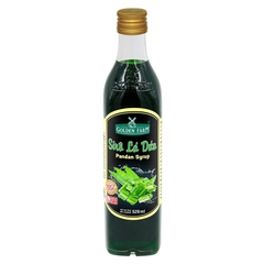 Siro Golden Farm chai 520ml - LÁ DỨA
