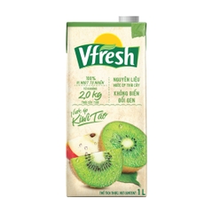 Nước ép Vfresh hộp 1L - KIWI TÁO