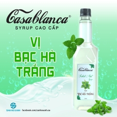 Siro Casablanca chai 750ml - BẠC HÀ TRẮNG