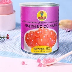 Hạt nổ củ năng Maomao lon 900g - HỒNG