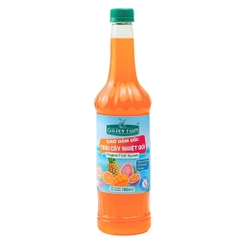 Siro Golden Farm Đậm Đặc 700ml - TRÁI CÂY NHIỆT ĐỚI