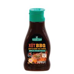 Xốt BBQ Texas Nướng và Chấm Golden Farm chai 300g