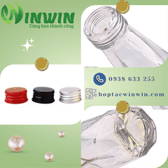 Chai thủy tinh kim cương 350ml 500ml
