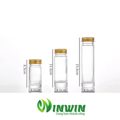 Chai thủy tinh 50ml 75ml 100ml