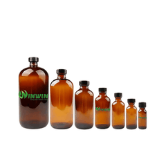 Chai thủy tinh Boston màu nâu 15ml - 1000ml