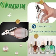 Chai thủy tinh cao cấp đựng mỹ phẩm 15ml 30ml 50ml