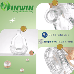 Chai thủy tinh cao cấp đựng rượu 750ml