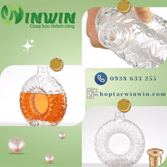 Chai thủy tinh cao cấp đựng rượu XO 750ml