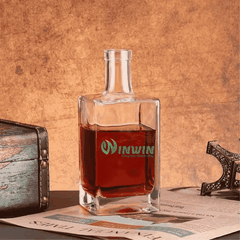 Chai thủy tinh cao cấp đựng rượu Brandy Rum Vodka 500ml 750ml