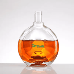 Chai thủy tinh cao cấp đựng rượu dáng tròn 750ml