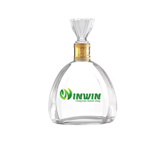 Chai thủy tinh cao cấp đựng rượu XO dáng bầu 750ml