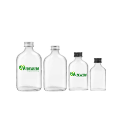 Chai thủy tinh dẹp vai cong 50ml - 500ml