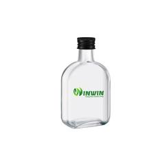 Chai thủy tinh dẹp vai tròn 100ml - 300ml