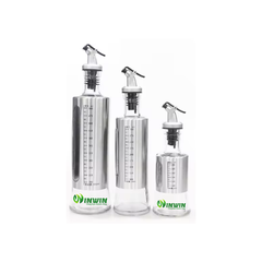 Chai thủy tinh đựng gia vị 200ml 300ml 500ml chia vạch
