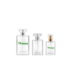 Chai thủy tinh đựng nước hoa 30ml 50ml 100ml dáng vuông cao