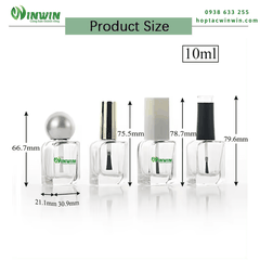 Chai thủy tinh đựng sơn móng tay 10ml