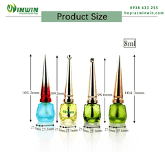 Chai thủy tinh đựng sơn móng tay 8ml 10ml