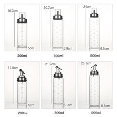 Chai thủy tinh đựng gia vị 200ml 300ml 500ml
