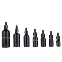 Chai thủy tinh nhỏ giọt dáng tròn màu đen 5ml 10ml 15ml 20ml 30ml 50ml 100ml
