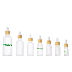 Chai thủy tinh nhỏ giọt dáng tròn màu trắng mờ 5ml 10ml 15ml 20ml 30ml 50ml 100ml