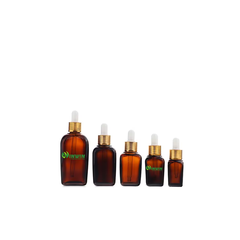 Chai thủy tinh nhỏ giọt dáng vuông màu nâu 10ml 20ml 30ml 50ml 100ml
