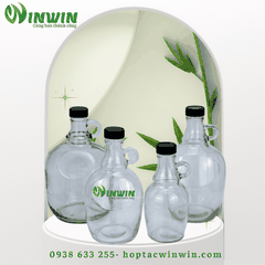 Chai thủy tinh có tay nắm 50ml - 4L
