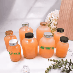 Chai thủy tinh tròn miệng vừa 150ml 250ml 350ml 500ml