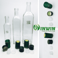 Chai thủy tinh vai vuông 100ml - 1000ml