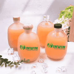 Chai thủy tinh vân dọc 375ml 500ml