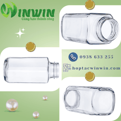 Chai thủy tinh vuông 180 - 480ml