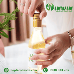 Nắp nhôm vặn 30mmx35mm màu vàng