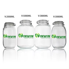 Hũ thủy tinh có nắp gài 150ml- 5L