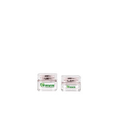 Hũ thủy tinh đựng mỹ phẩm dáng vuông 30g 50g màu trong