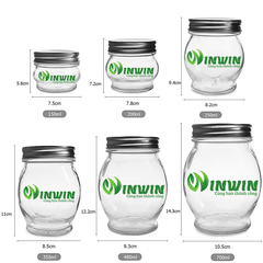 Hũ thủy tinh Mason 100ml 200ml 250ml 350ml 480ml 700ml