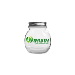 Hũ thủy tinh Mason bầu 500ml