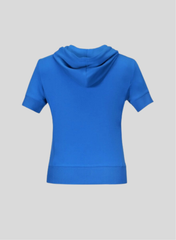 Áo Hoodie Nữ Kiểu Cổ Điển - Xanh dương