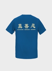 Áo phông cộc tay người lớn - Xanh nước biển