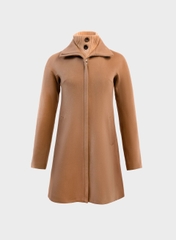 Áo Khoác Cashmere Thuần Khiết Nữ - Camel