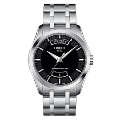 Tissot Couturier Daydate Black T035.407.11.051.01 Powermatic 80 Nam 39mm USED