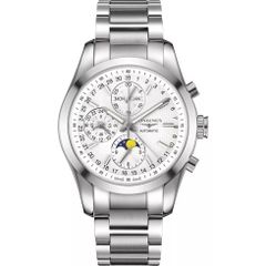 Longines Conquest Classic Chronograph Moonphase L2.798.4.72.6 Automatic Nam 42mm USED