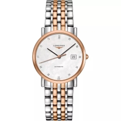 Longines Elegant Diamond Mop Dial L4.809.5.87.7 Automatic Unisex 34.5mm USED