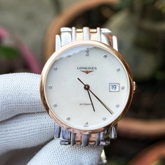 Longines Elegant Diamond Mop Dial L4.809.5.87.7 Automatic Unisex 34.5mm USED