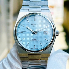 Tissot PRX Ice-Blue T137.407.11.351.00 Powermatic 80 Nam 40mm NEW