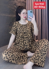 N052-Pijama 40-60kg Cộc Dài Lụa Thái