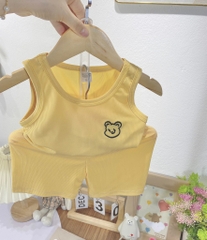 B131-Bộ balo tăm thêu gấu đại 50k (15-23kg)