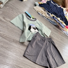 T450-Bộ cotton chó xanh xám (08.18.250)