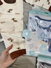 B202-Bộ cotton kháng khuẩn cúc vai lanyutu