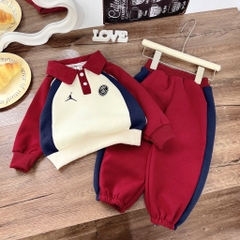 T489-Set nỉ 2 da phối polo (08.18.379)