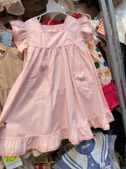 V270-Váy babydoll tim hồng nổi (12.24.299)